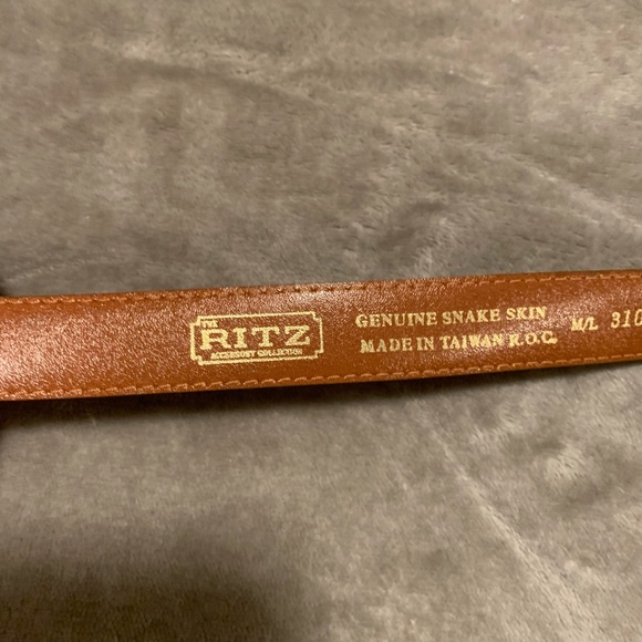 vintage The ritz Carlton snakeskin belt m/L main image 6